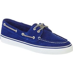 Sperry Cobalt Bahama 2 Eye Boat Shoes Suede Size 12 Loafer